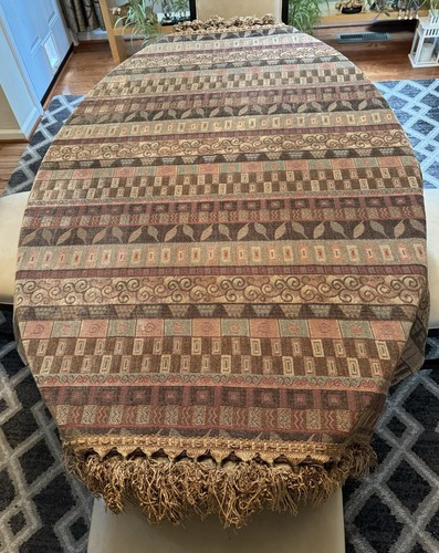 Retro reversible tablecloth - reversible,