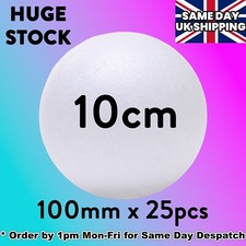 10cm x 25pcs Polystyrene Balls