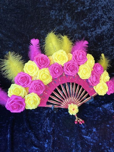Mehndi fan decoration - mehndi, fan/decoration/mehndi