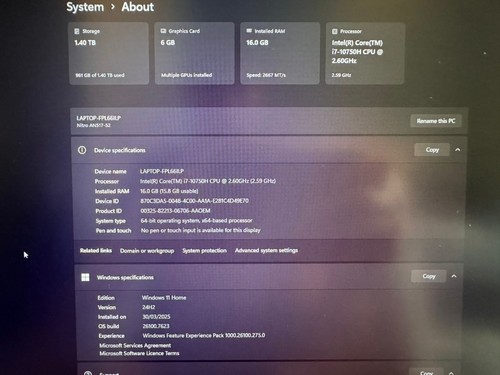 Acer nitro gaming - 17.3",