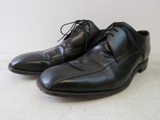 Men's Black Leather Loake Lace-Up Derby Shoes Size UK 11