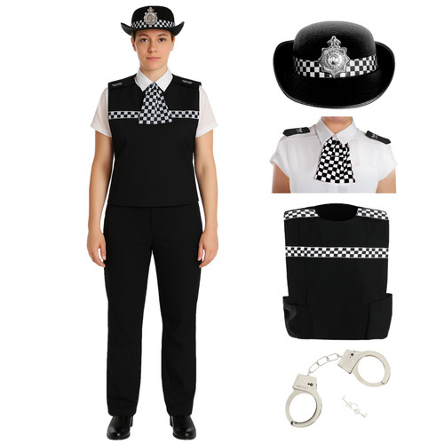 Police officer costume ladies - costume,