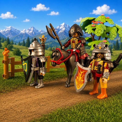 Playmobil samurai warriors - samurai,