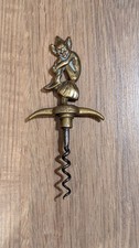 Vintage Brass British Devon Pixie Corkscrew