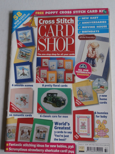 Cross stitch card shop - cross,