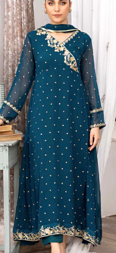 Women blue embroidered - women’s,