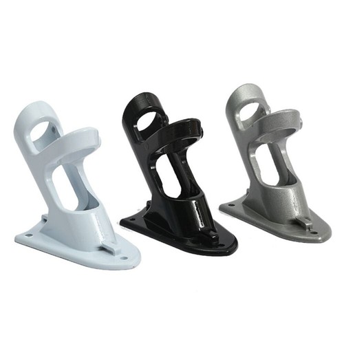 Flag pole holder outside house - pole,
