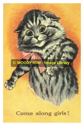 Rp11875 louis wain cat - rp11875,