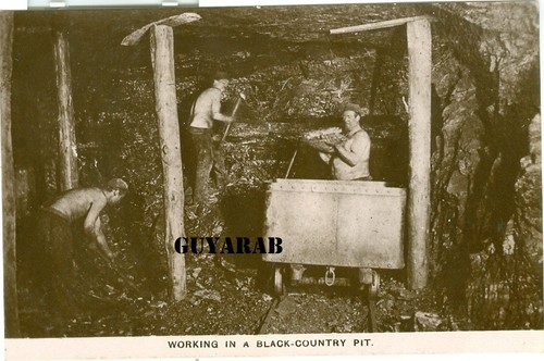 Working black country - in, pit