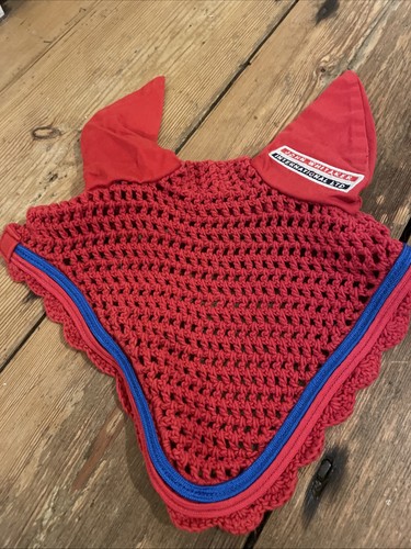 Red with blue trim - with, john