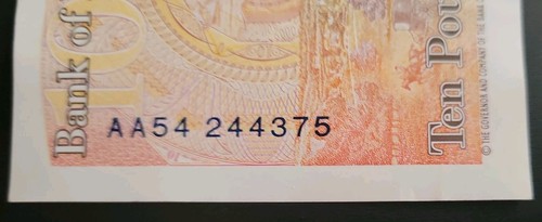 Aa54 ten pound - c, £10