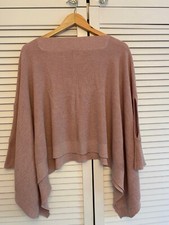 BNWT Lululemon Forward Flow Sweater Cape Poncho Pink LW9AFPS OS.