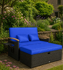 Rattan Garden Daybed Outdoor