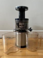 Hurom Slow Juicer HF Series Type L SBG11 Second Generation, Silver and Black