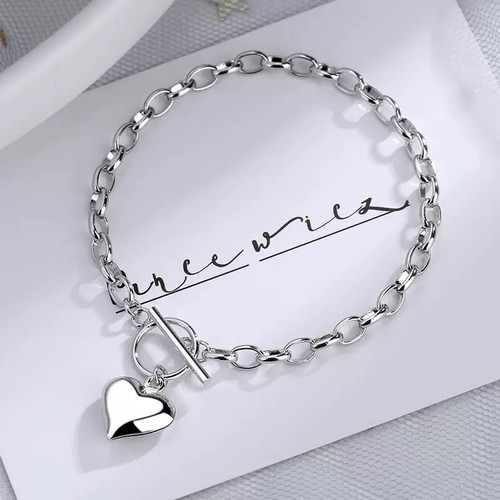 Beautiful heart charm bracelet - beautiful,