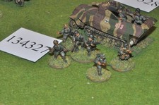20mm WW2 / german - half track & 8 infantry - (134327)
