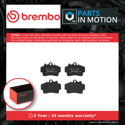 Brake pads set - set, fits