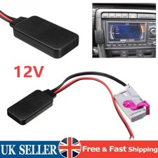 For Audi A3 A4 A6 A8 TT R8 RNS-E 32Pin Black Bluetooth 5.0 Adapter Aux Cable 12V