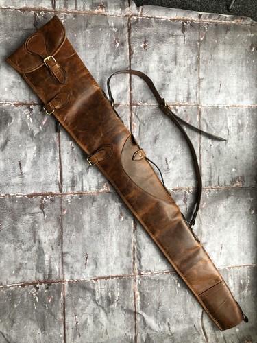 Leather gun slip - gun,