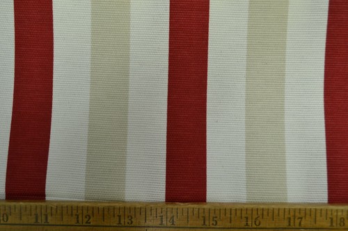 Stripe cotton canvas line - 1",