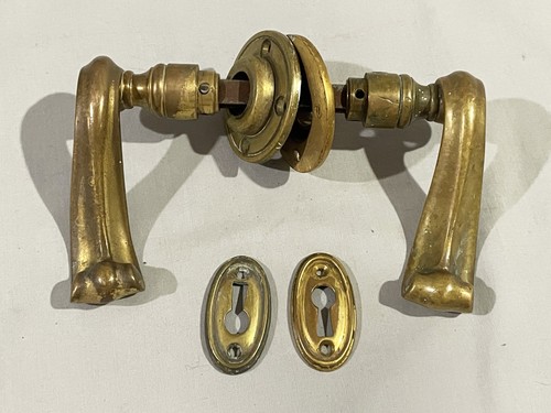 Antique brass yale - yale, art