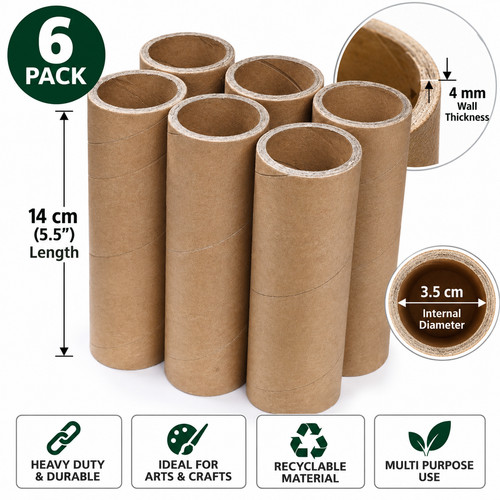 Heavy duty cardboard tubes 4mm - cardboard,