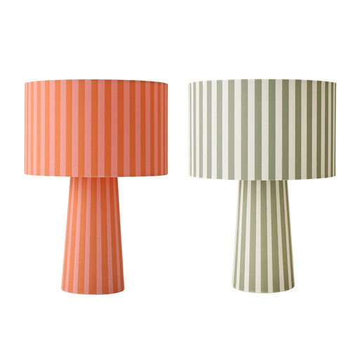 Stripe fabric table lamp light - stripe,