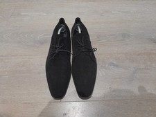 Russell &Bromley Men's Black Suede Shoes size UK 10 Lace up.