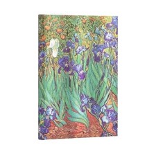 Van Gogh's Irises Midi Lined