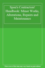 Spon's Contractors' Handbook