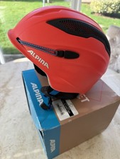 Alpina Snow Tour Adults Ski Helmet Unisex Matt Red/Black /Blue Size: 58-61, BNWT