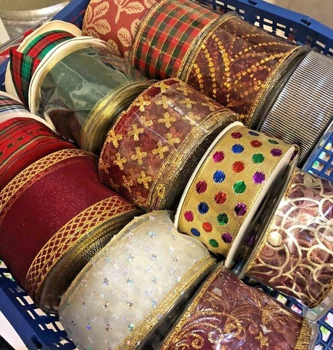 Christmas ribbon all sizes and - christmas,