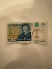 Ak47 note genuine banknote - £5,