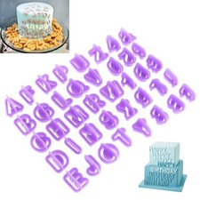 40pc Alphabet Number Fondant