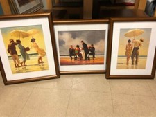 Jack Vettriano art trio "Mad