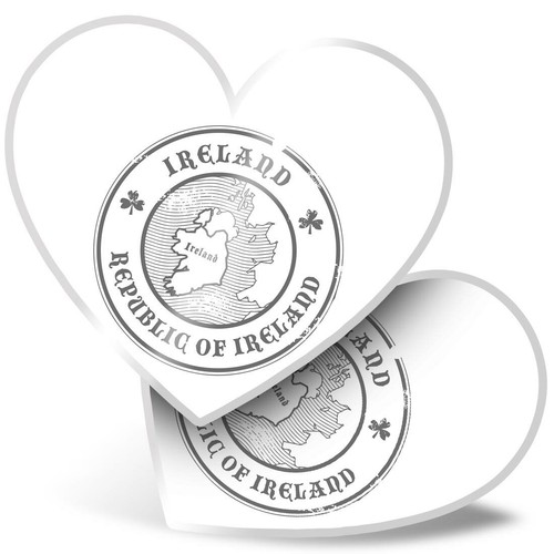 Heart stickers bw - stickers,