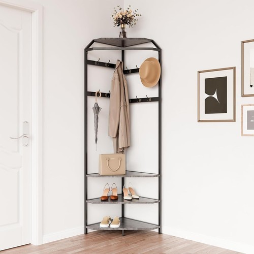Corner coat rack free - free, standing