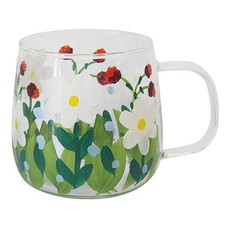 Glass Cup Coffee Mug Lynsey