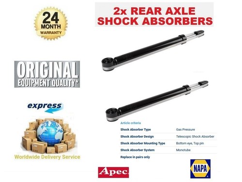 Rear axle shock - 2x,