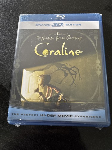 Coraline blue ray disc - ray, new