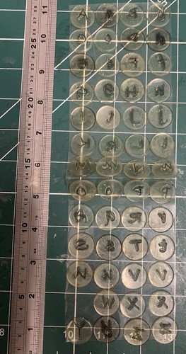 Full set alphabet - set,
