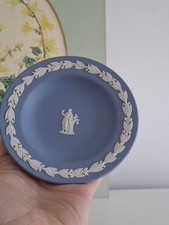 Wedgewood Jadperware Plate Blue Grecian Style Pattern