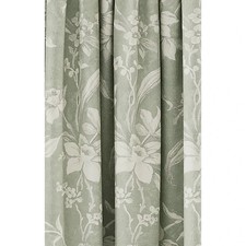 V&A Daffodil Dreams 100% Cotton BLACKOUT PAIR Curtains, W228 DROP 182CM Tape Top