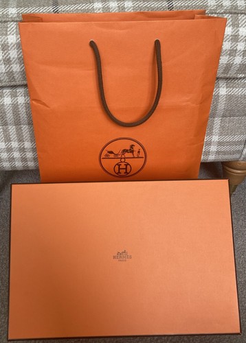 Hermes iconic orange empty - hermes, box
