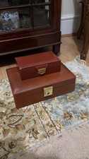  Vintage Jewellery 2 Box Brown