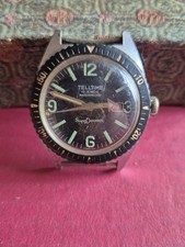 Vintage 1960's - TELLTIME - Super Datomatic - Divers Style Watch