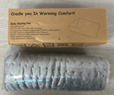 Electric Heating Pads Heated Pad 6 Heat Level Settings 24"X12" Silver Gray