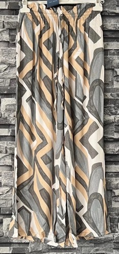 Wide leg viscose silk - &,
