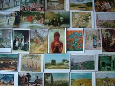 100 Unused  ART Postcards. Good - Very good condition. Modern size.
