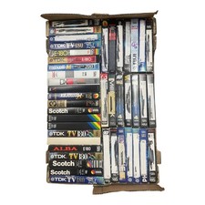 Vintage VHS Tape Collection Job Lot - 45 x Mixed Brands TDK Scotch Maxell